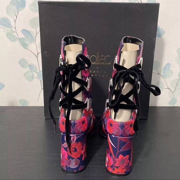 NIB Coliac x Tanya Taylor Kimono Printed Marta Boot EU Size 37.5 - Picture 3 of 8